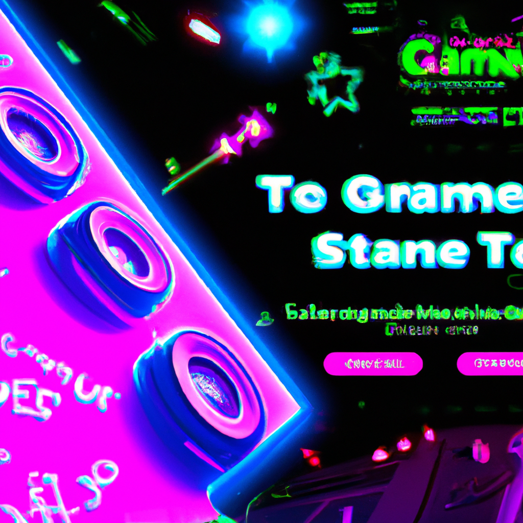 ArcForge PlayLab hero: neon arcade montage